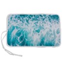 Tropical Blue Ocean Wave Pen Storage Case (S) View1