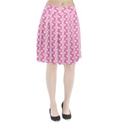 Cute Candy Illustration Pattern For Kids And Kids At Heart Pleated Skirt by GardenOfOphir