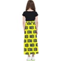 Modern Chic Vector Camera Illustration Pattern Kids  Flared Maxi Skirt View2