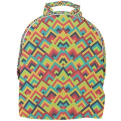 Trendy Chic Modern Chevron Pattern Mini Full Print Backpack by GardenOfOphir