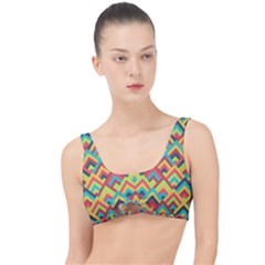 Trendy Chic Modern Chevron Pattern The Little Details Bikini Top by GardenOfOphir