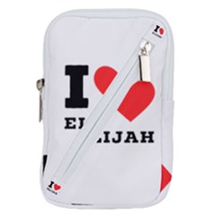 I Love Elijah Belt Pouch Bag (small) by ilovewhateva