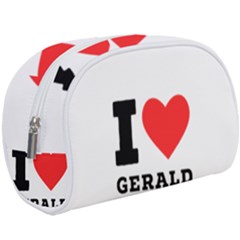 I Love Gerald Make Up Case (large) by ilovewhateva