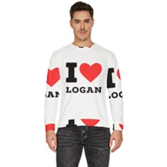 I Love Logan Men s Fleece Sweatshirt by ilovewhateva