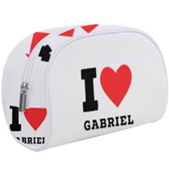 I Love Gabriel Make Up Case (large) by ilovewhateva
