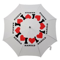 I Love Harold Hook Handle Umbrellas (small) by ilovewhateva