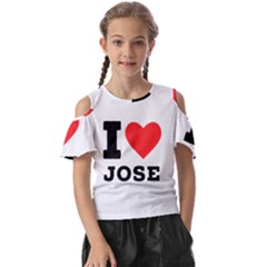 I Love Jose Kids  Butterfly Cutout Tee by ilovewhateva
