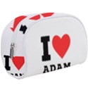 I love Adam  Make Up Case (Large) View1