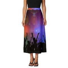 Cheers Classic Midi Chiffon Skirt by nateshop