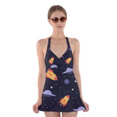 Cosmos Halter Dress Swimsuit  by nateshop