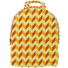 Modern Retro Chevron Patchwork Pattern Mini Full Print Backpack by GardenOfOphir