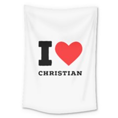 I Love Christian Large Tapestry by ilovewhateva
