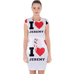 I Love Jeremy  Capsleeve Drawstring Dress  by ilovewhateva