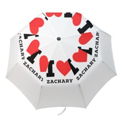 I Love Zachary Folding Umbrellas by ilovewhateva