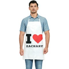 I Love Zachary Kitchen Apron by ilovewhateva