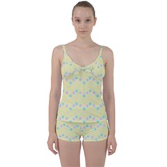 Sugar-factory Tie Front Two Piece Tankini by nateshop