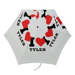I Love Tyler Mini Folding Umbrellas by ilovewhateva