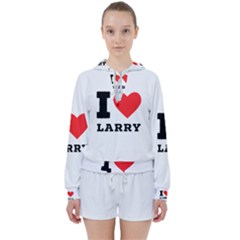 I Love Larry Women s Tie Up Sweat by ilovewhateva