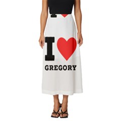 I Love Gregory Classic Midi Chiffon Skirt by ilovewhateva