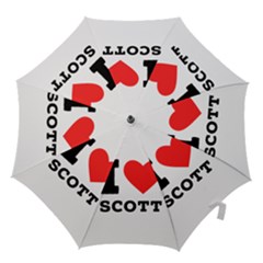 I Love Scott Hook Handle Umbrellas (large) by ilovewhateva