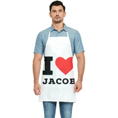 I Love Jacob Kitchen Apron by ilovewhateva