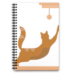 Animal Cat Pet Feline Mammal 5 5  X 8 5  Notebook by Semog4