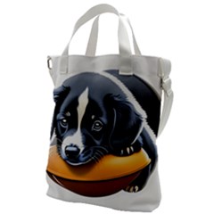 Dog Animal Cute Pet Puppy Pooch Canvas Messenger Bag by Semog4
