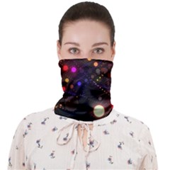 Abstract Light Star Design Laser Light Emitting Diode Face Covering Bandana (adult) by Semog4