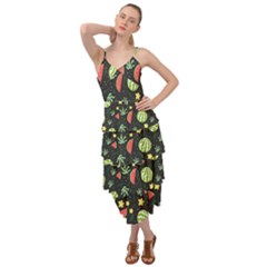 Watermelon Berries Patterns Pattern Layered Bottom Dress by Semog4