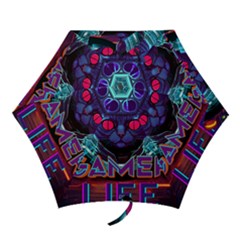 Gamer Life Mini Folding Umbrellas by minxprints