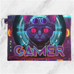 Gamer Life Canvas Cosmetic Bag (xxl) by minxprints