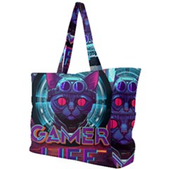 Gamer Life Simple Shoulder Bag by minxprints