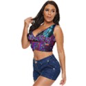 Gamer Life Women s Sleeveless Wrap Top View2