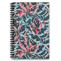 Leaves Leaf Pattern Patterns Colorfur 5 5  X 8 5  Notebook by Semog4