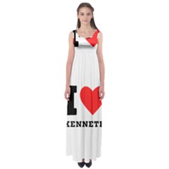 I Love Kenneth Empire Waist Maxi Dress by ilovewhateva