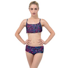 Grafitti Graffiti Abstract Artwork Digital Layered Top Bikini Set by Semog4