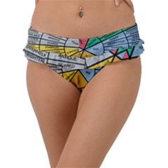Wheel Of Emotions Feeling Emotion Thought Language Critical Thinking Frill Bikini Bottoms by Semog4