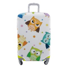 Owl Bird Luggage Cover (small) by Semog4
