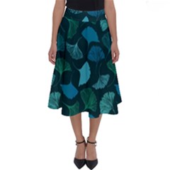 Pattern Plant Abstract Perfect Length Midi Skirt by Semog4