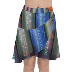 Vintage Collection Book Chiffon Wrap Front Skirt by Semog4