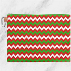 Christmas Paper Scrapbooking Pattern Canvas Cosmetic Bag (xxxl) by Semog4