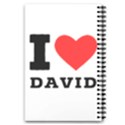 I love david 5.5  x 8.5  Notebook View2