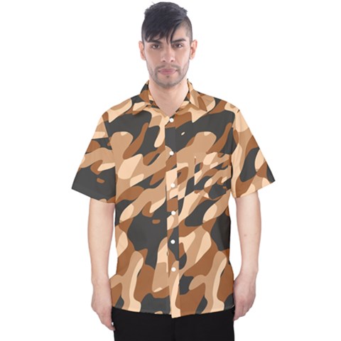 Abstract Camouflage Pattern Men s Hawaii Shirt by Jack14