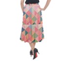 Background Geometric Triangle Midi Mermaid Skirt View2