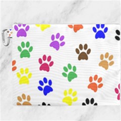 Pawprints-paw-prints-paw-animal Canvas Cosmetic Bag (xxxl) by Semog4