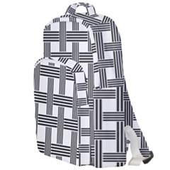 Seamless-stripe-pattern-lines Double Compartment Backpack by Semog4