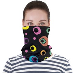 Abstract-background-retro-60s-70s Face Seamless Bandana (adult) by Semog4
