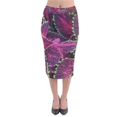 Abstract Beautiful Beauty Bright Velvet Midi Pencil Skirt by Semog4