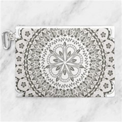 Vector Mandala Drawing Decoration Canvas Cosmetic Bag (xl) by Semog4