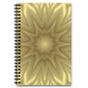 Background Pattern Golden Yellow 5.5  x 8.5  Notebook View1